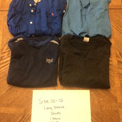 Size 10-12 Long Sleeve Shirts