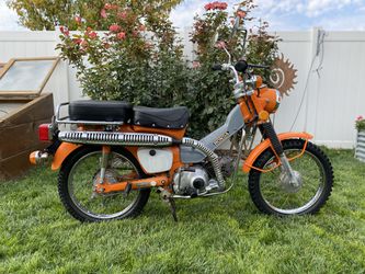 Vintage 1974 Honda Trail 90 Street Legal Dirt Bike