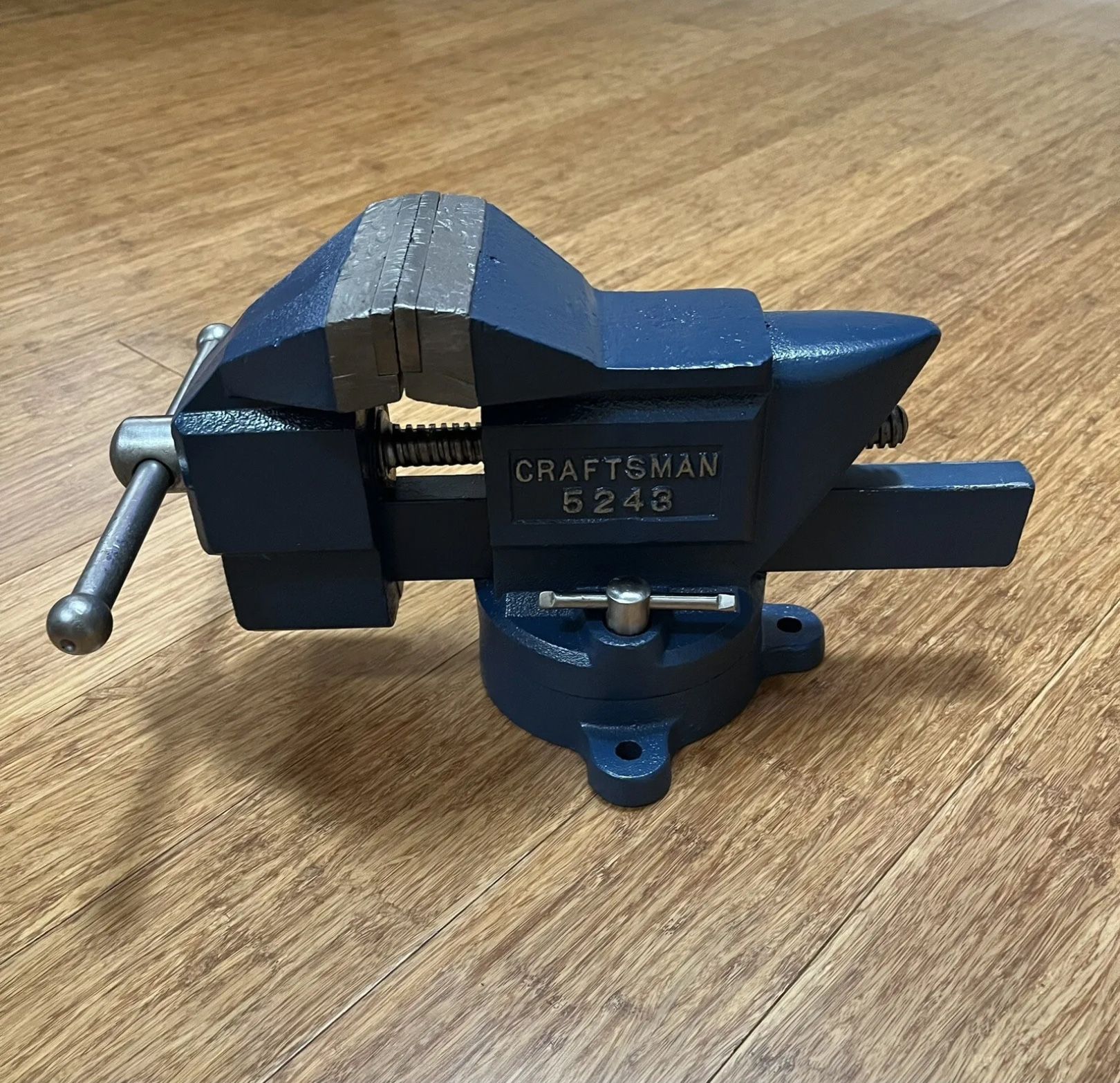 Restored - Vintage - Craftsman 5243 - 4β Bench Vise - USA πΊπΈ Made - 30 Lbs