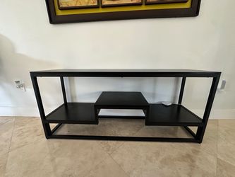 Geometric Modern 3-Tier Multi-Level TV Stand & Console Table