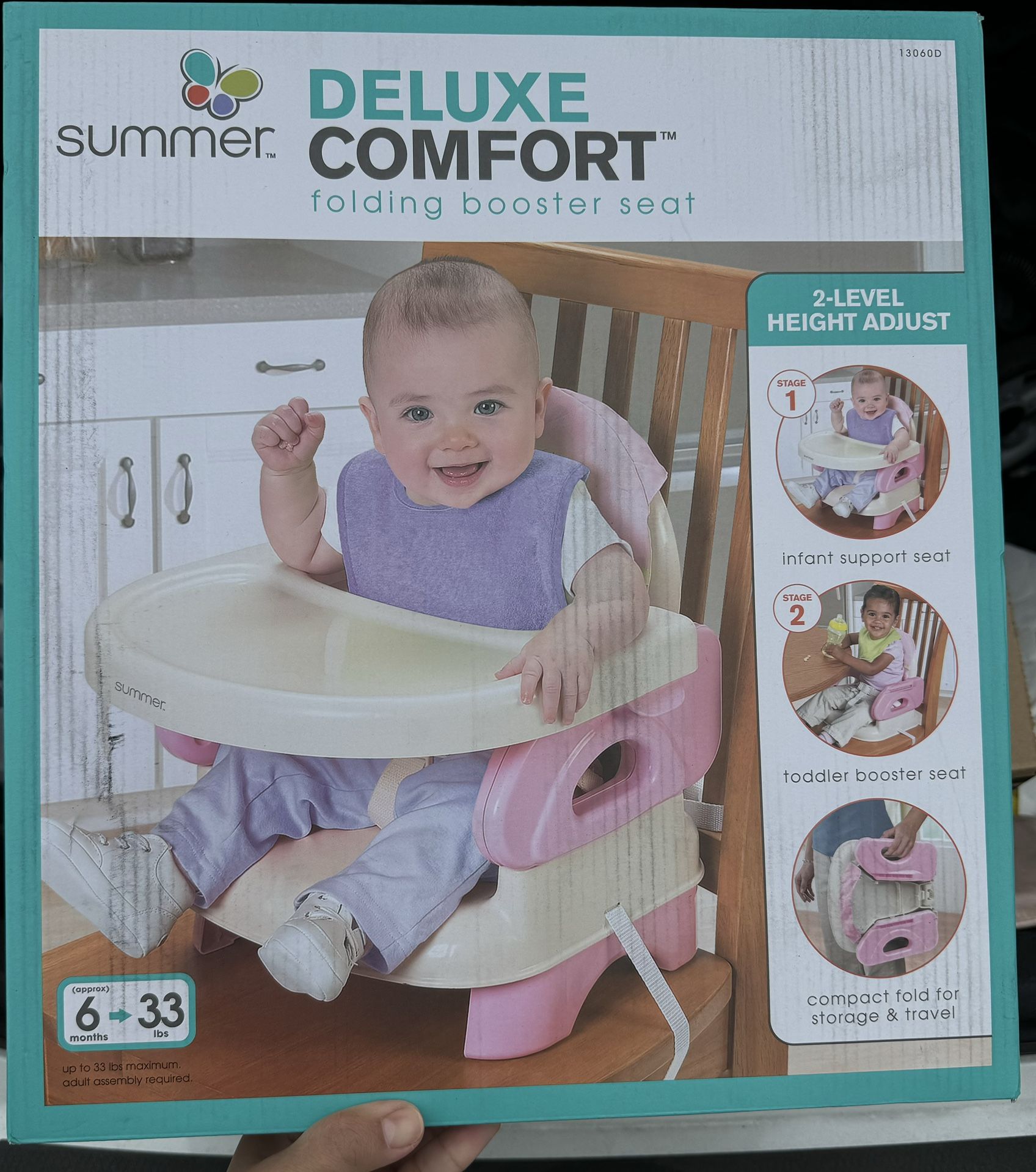 Summer Deluxe Folding Booster Seat