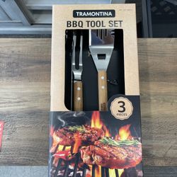 Tramontina 3 Piece Stainless Steel BBQ Tool Set