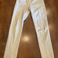 Women’s Lauren by Ralph Lauren cream colored skinny jeans shipping available
