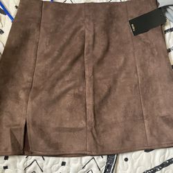 New Suede Skirt  $10