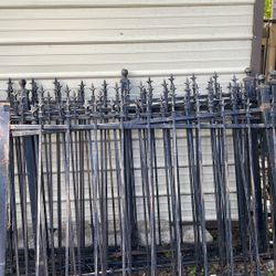  BLack Iron Fence 