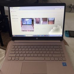 2025 HP LAPTOP - Rose Gold - No Issues