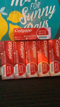 Colgate Optic White Advanced Toothpaste – 6 Pack price is firm