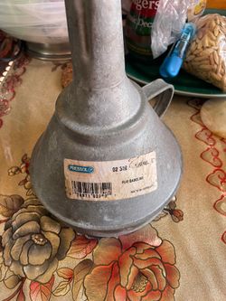 Aluminum funnel
