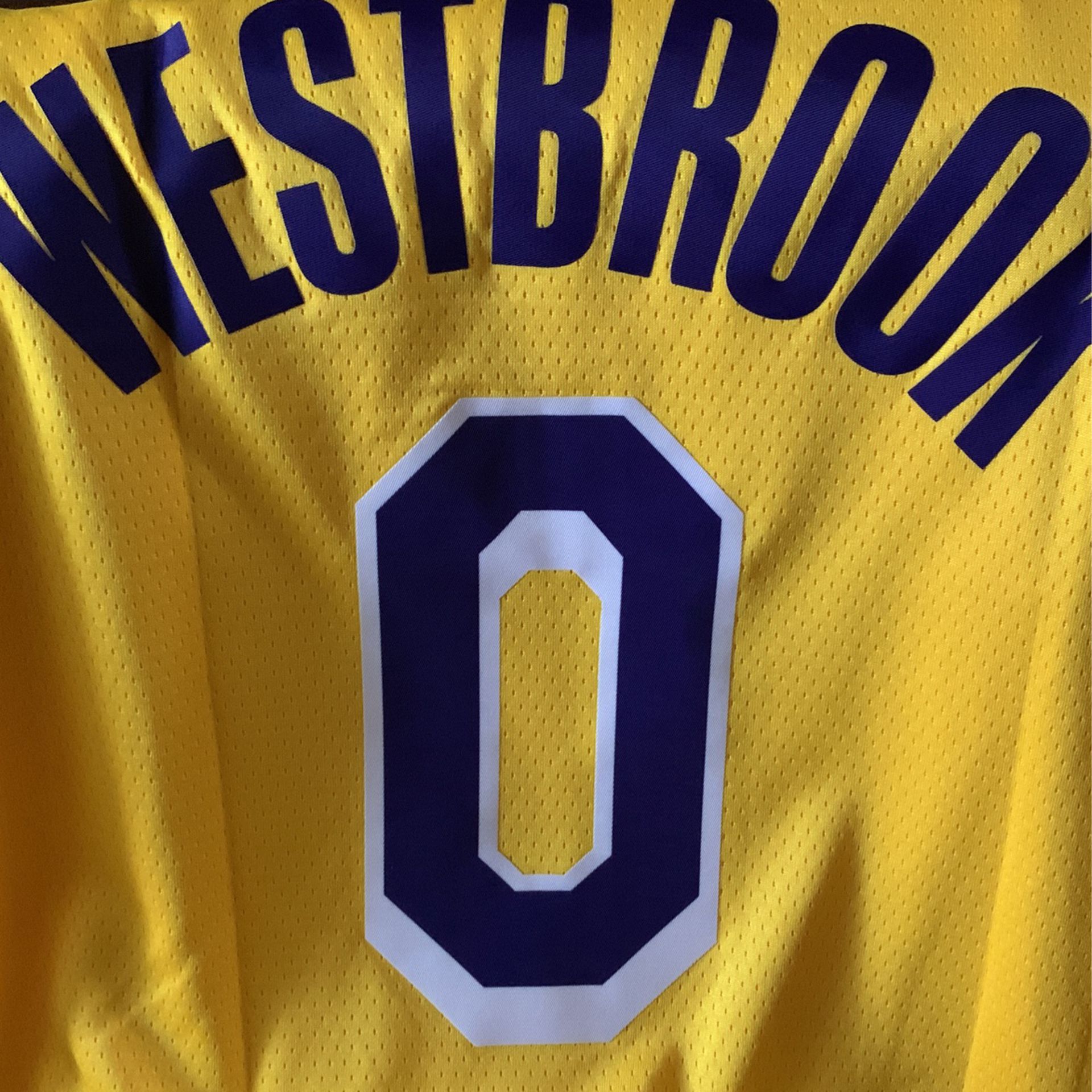 Lakers Home #0 WESTBROOK Jersey