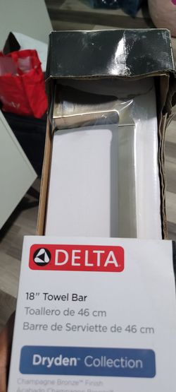 Delta Dryden 18" Towel Bar Champagne Bronze