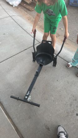 Hover board seat