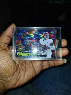 2024 Wild Card Dino-Might Jalen Milroe Prehistoric PRC 1/18
