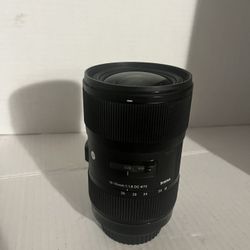 SIGMA Art 18-35mm F1.8 DC HSM for Canon EF mount 