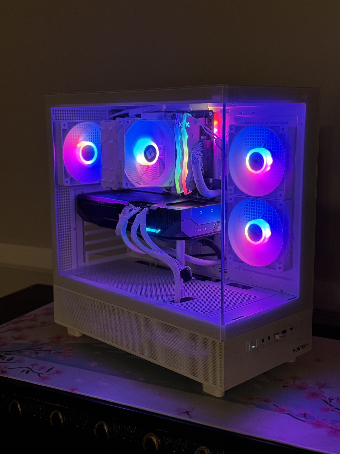 9800x3d 9070 xt 16gb vram 32gb ddr5 5 TB Nvme 750w custom built pc