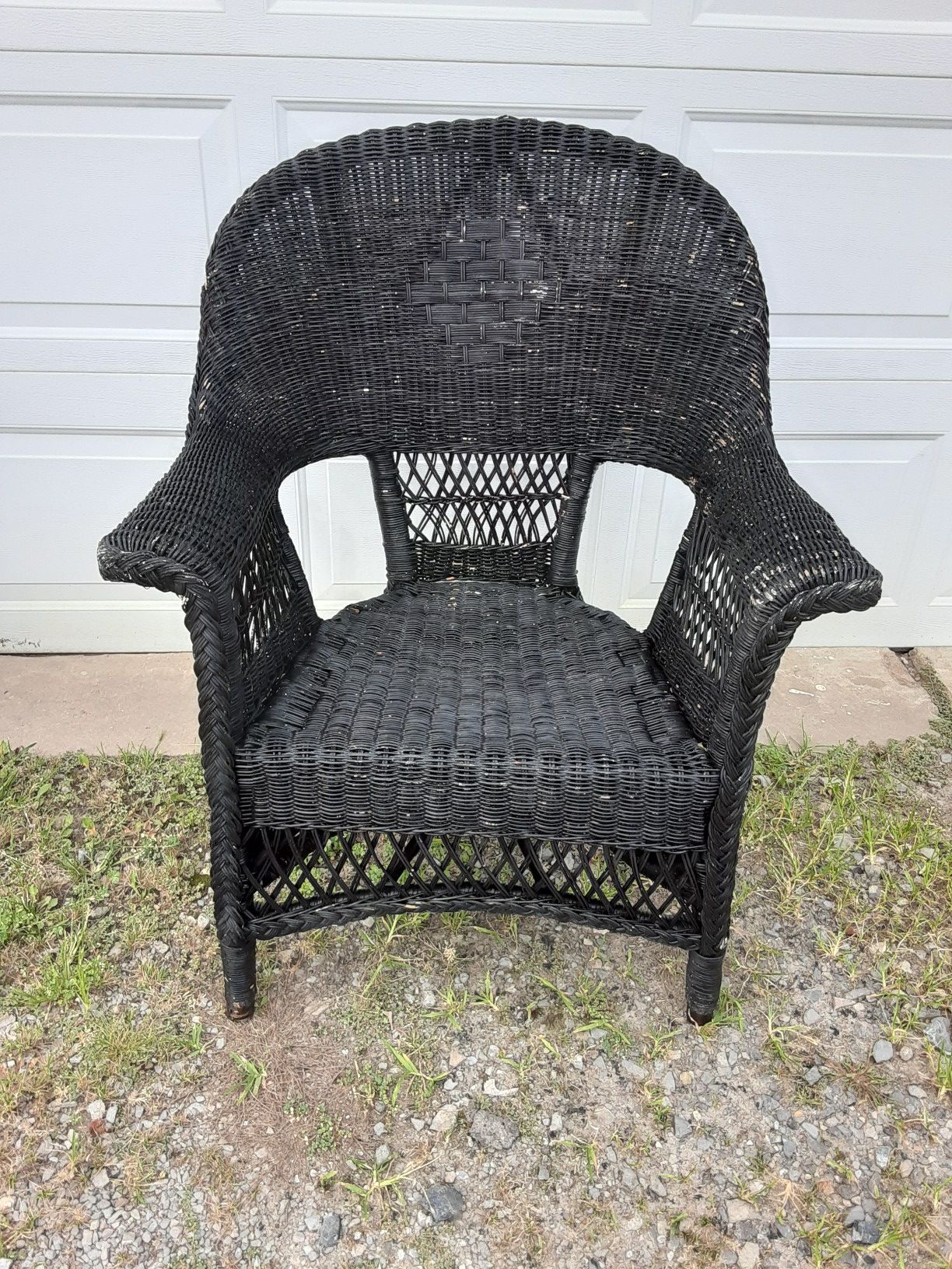 Vintage wicker chair