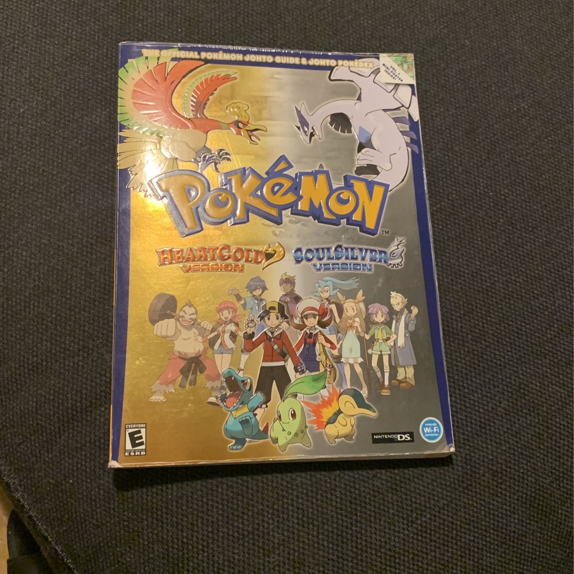 Pokémon Heartgold And Soulsilver Version Official Guide BOOK Missing Poster 