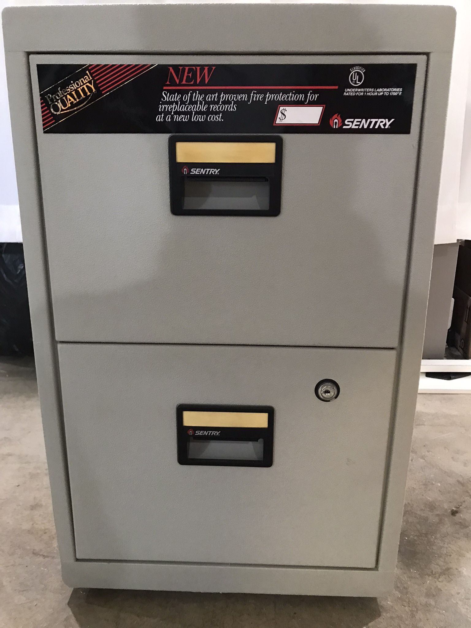 Sentry Fire Proof Two Drawer Filing for Sale in Carlisle Brks