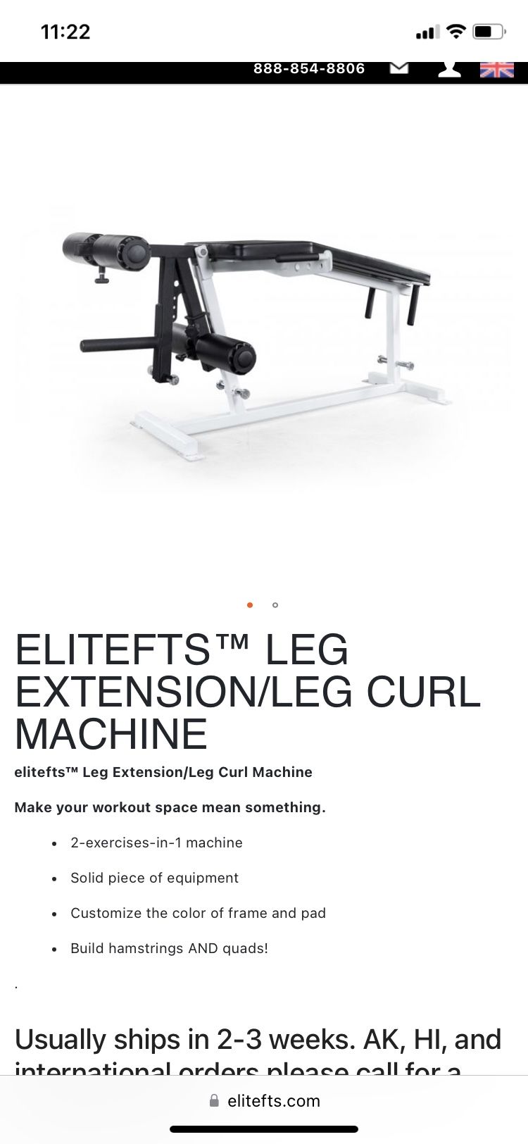 Home Gym CrossFit Powerlifting Leg Extension Hamstring Curl Machine Rogue Fitness