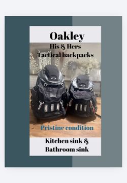 Oakley Kitchen Sink & bathroom sink tactical backpack