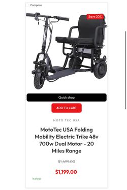 Moterusa Tricycle
