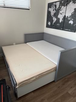 IKEA Daybed with 2 twin mattresses