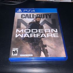 Call Of Duty Modern warfare PS4 Game 