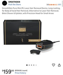 Smooth skin IPL hair removal