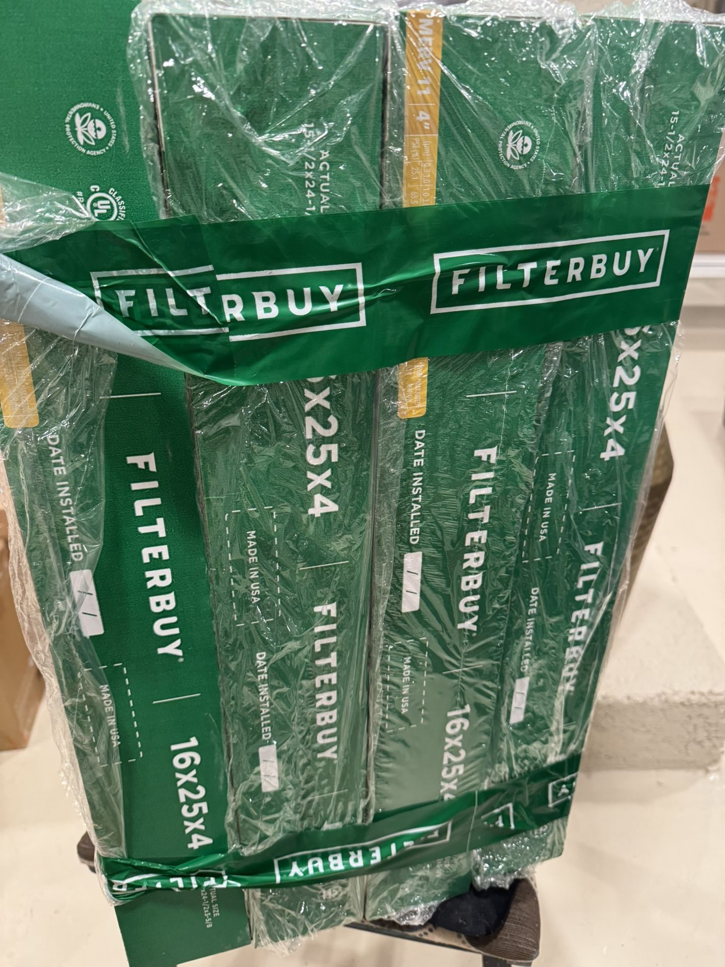 Furnace Air Filter (New) 16x25x4