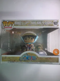 Funko Pop Moment One Piece 1637 Luffy Trains Kung Fu Dugong Crunchyroll Exclusive
