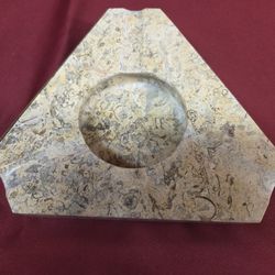 Cigar Ashtray 8 Inch Star- Fossil Stone