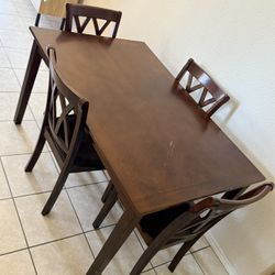 Used Dining Table & 4 Chairs  