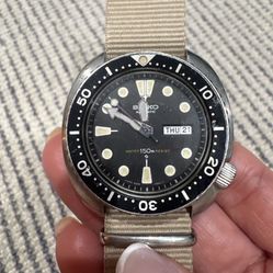  Vintage Seiko Turtle Divers Watch In Great Condition Works Perfect 