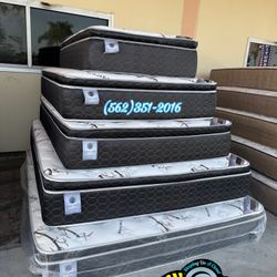 Cal King Royal Touch Hybrid Mattress And Boxspring Bed Set New Cama Bonita 