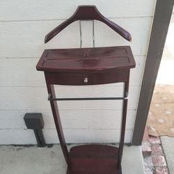 Wooden Valet Suit Stand
