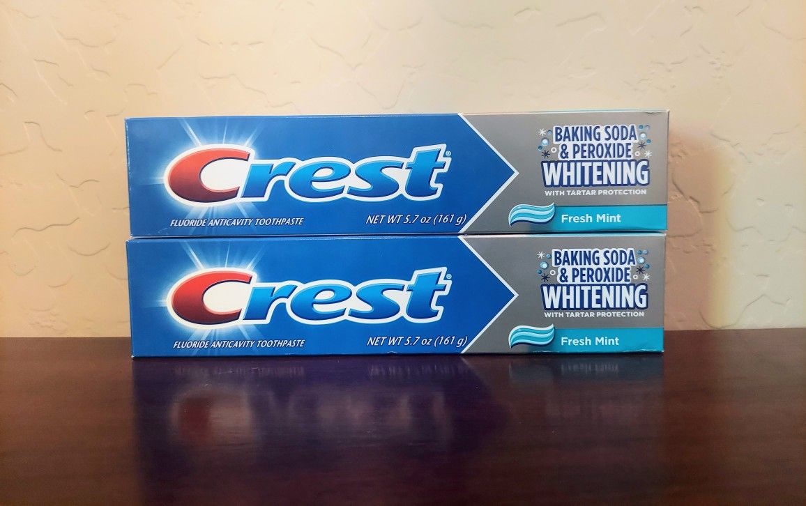 Crest Toothpaste 5.7 Oz - 2 For $5