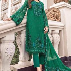 Maria B Original Green Dress