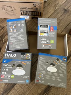 4” Baffle Downlight Halo Recessed Bulb & Trim Replacement