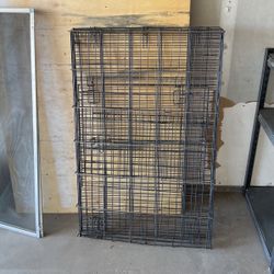 Dog Crate 42 In X 28 In Double Doors