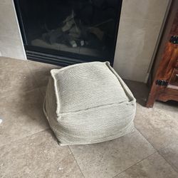 Indoor Outdoor Square Ottoman 