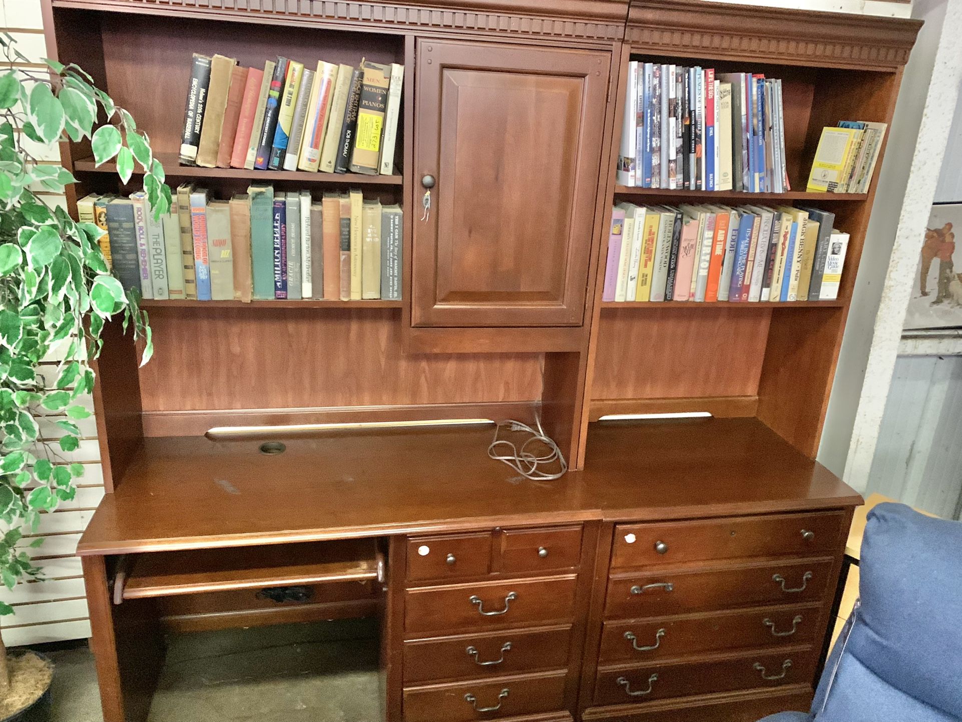 Desk With Hutch And Cabinet With Hutch 