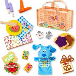 Melissa & Doug Blue’s Clues & You! Share with Blue Picnic Play Set with Hand Puppet $15