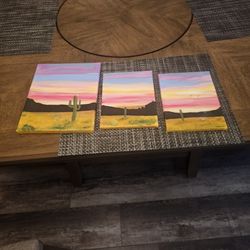 Small Superstition Mountain Paintings 