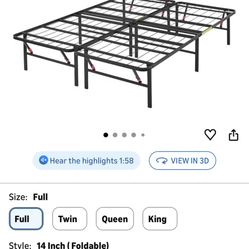 Full Size Foldable Bed 