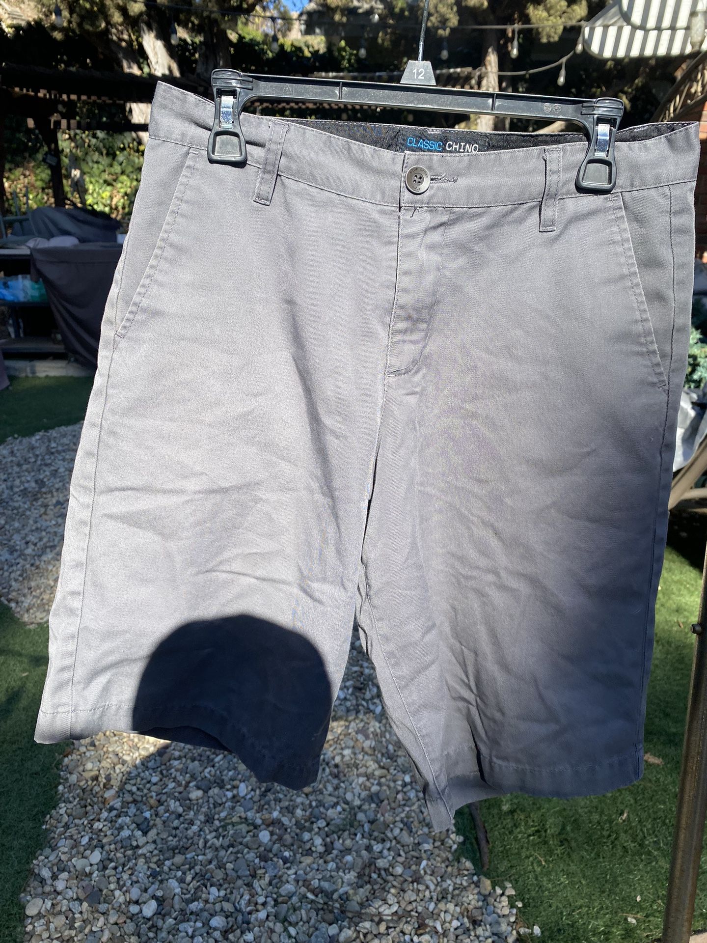 $1 Blue Crown Grey Shorts, Size 31, Good Condition