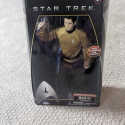 NEW IN BOX 12 INCH STAR TREK ACTION FIGURE SULU COMMAND COLLECTION FROM MOVIE DATED 2009 MAKE OFFER