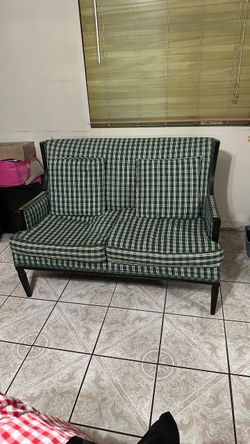 Small 4ft Green Couch