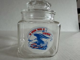 Rare Anchor Hocking  Bi-centennial jar
