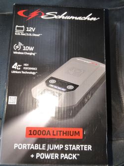 Schumacher jump start 1000amp
