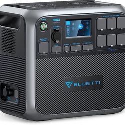 BLUETTI Portable Power Station AC200P, 2000Wh LiFePO4 Battery Backup w/ 6 2000W AC Outlets (4800W Peak), Solar Generator for Outdoor Camping, RV Trave
