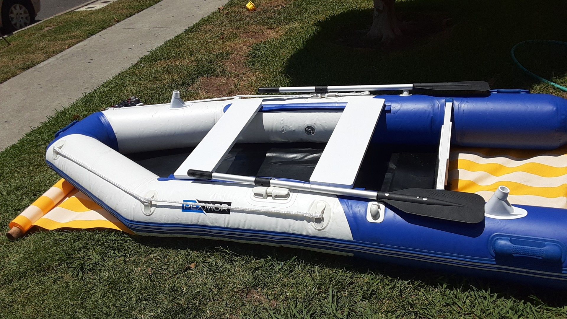 PEXMOR 10 FT INFLATABLE DINGHY BOAT FISHING TENDER RAFTING whit HANGKAI ...